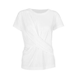 CAbi 6338 White Swag Tee Top Women Size Small 100% Cotton Spring 2023